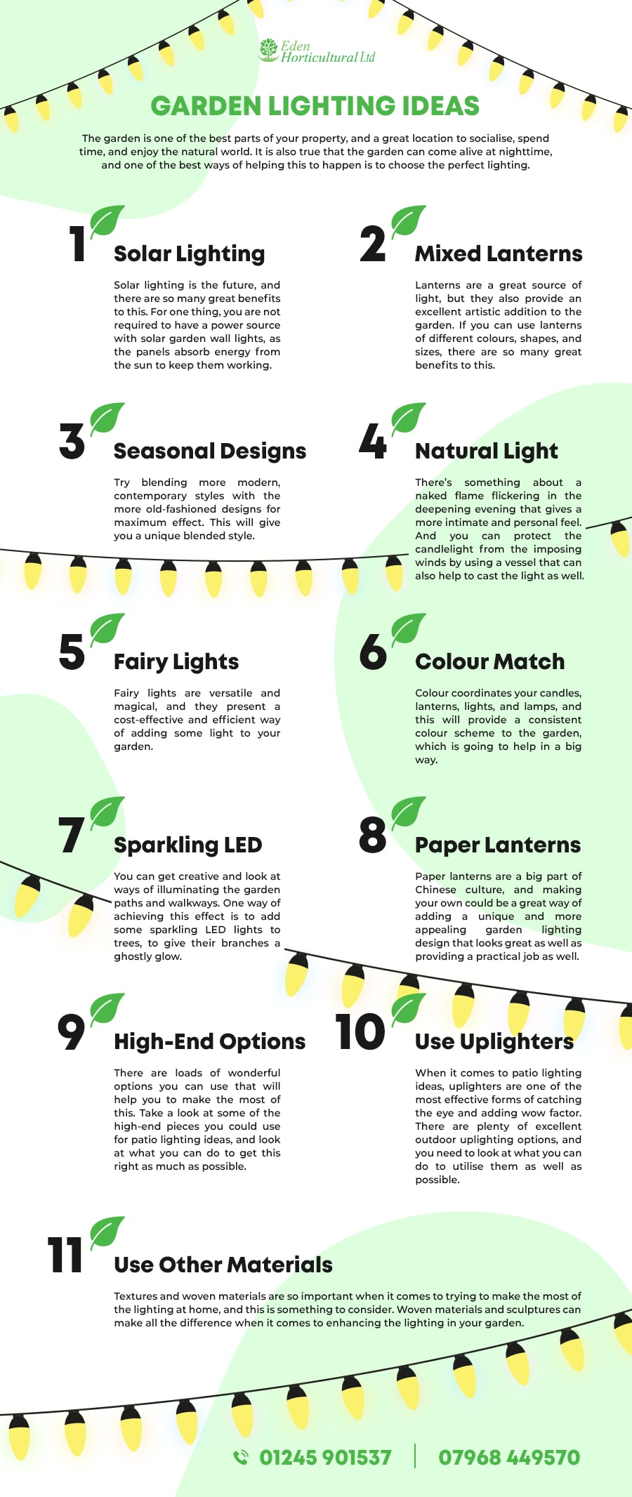 garden lightning ideas