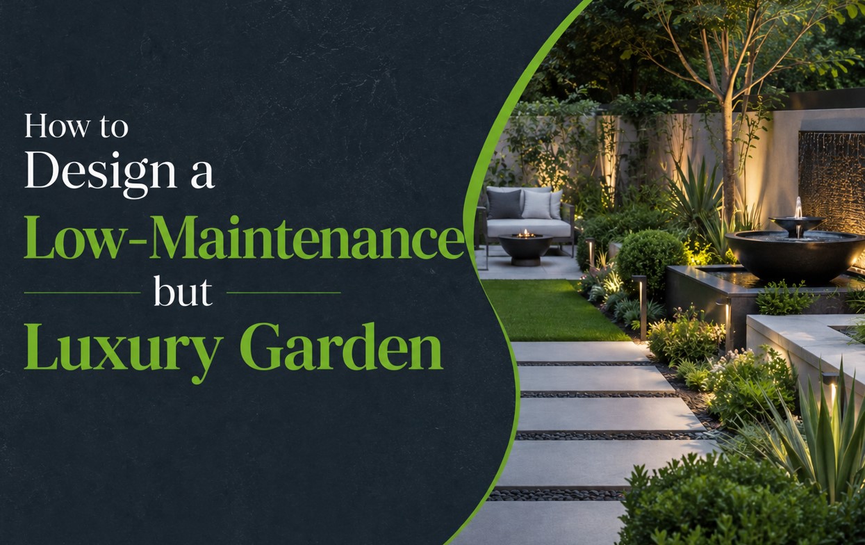 How to Design a Low-Maintenance but Luxury Garden