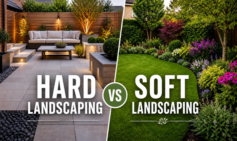 Soft vs Hard Landscaping: Differences and When You Need Both