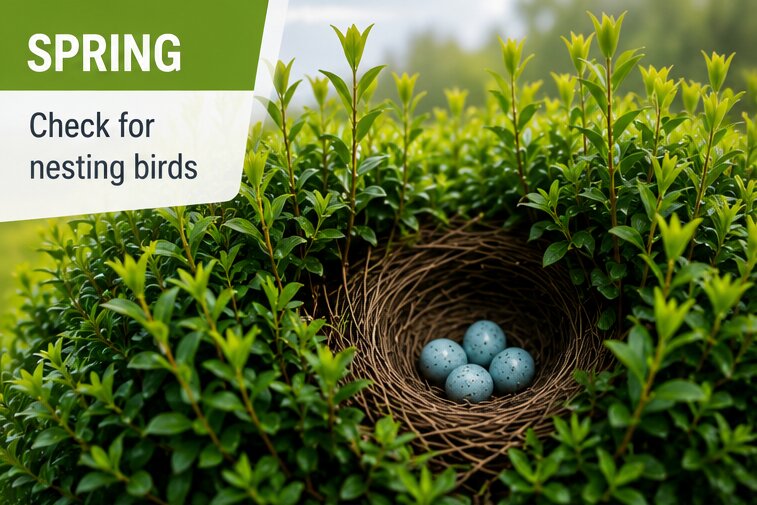 maintaining hedges in spring