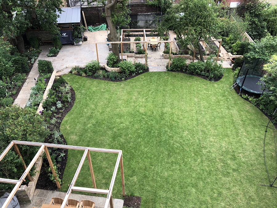 newly designed garden for client in Wickford