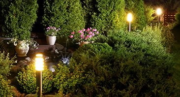 garden lighting designs in Braintree